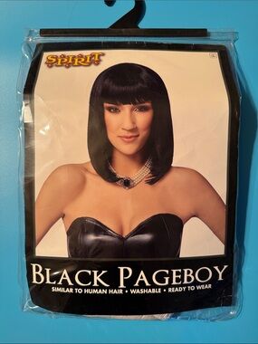 Spirit Black Pageboy Women's Wig - Black